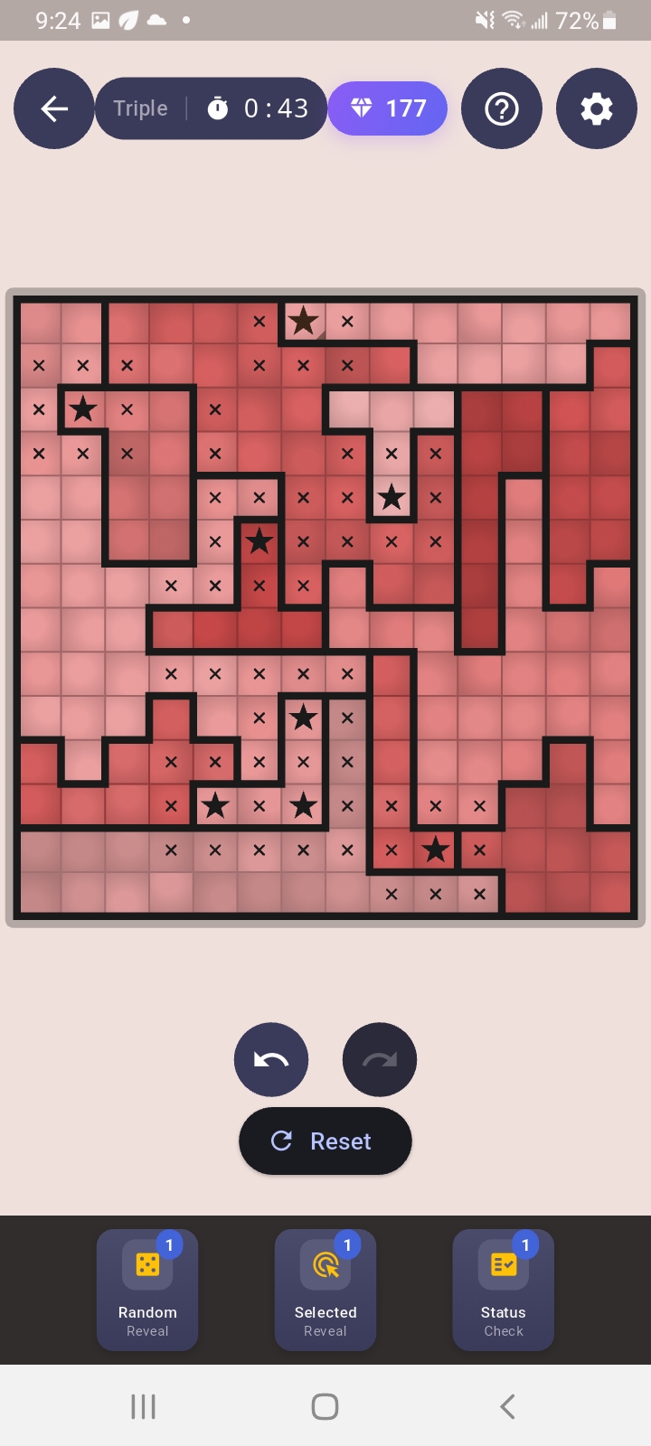 Triple puzzle — advanced mode